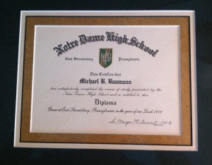 NDHS Diploma 1978